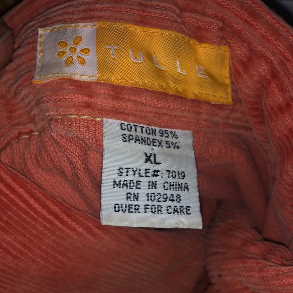 Red Tulle Jacket, XL - Picture 3 of 3